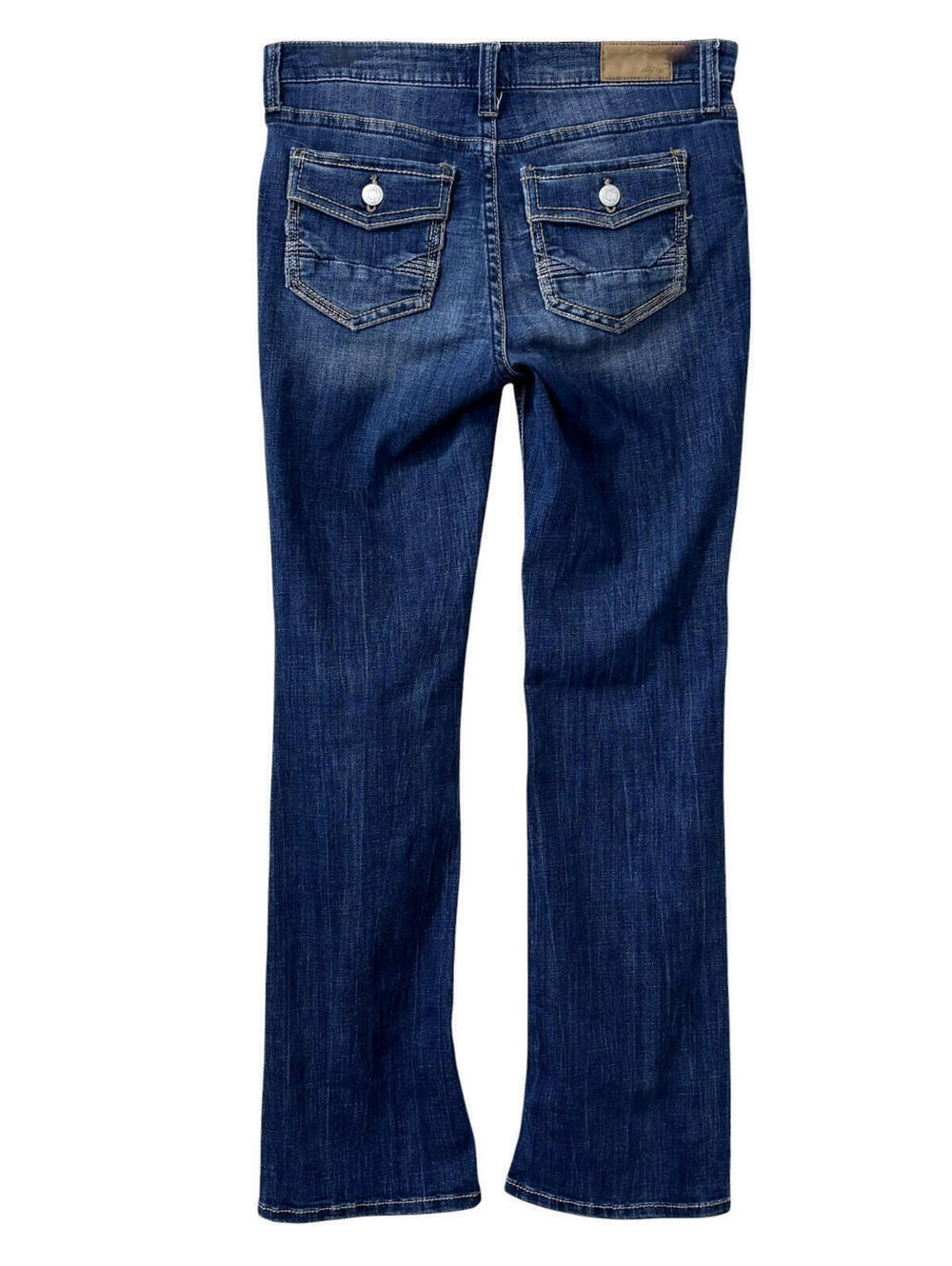 Daytrip Virgo Bootcut Jeans Women's 30L (34 X 32) Blue Buckle Brand Cotton Blend